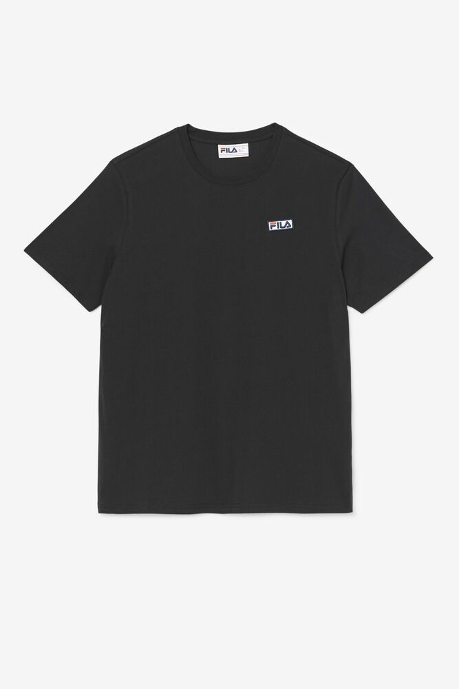 Fila Skylar T-Shirt Black - Mens - 13467UIQZ